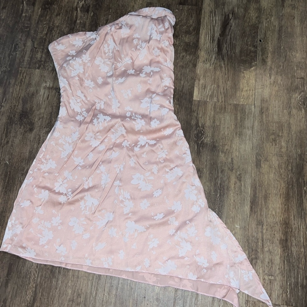 Princess Polly Pink Floral High Low Dress